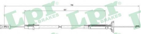 Трос сцепления LPR C0258C