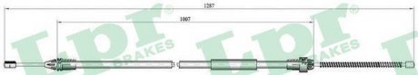 Трос ручного тормоза LPR C0682B (фото 1)