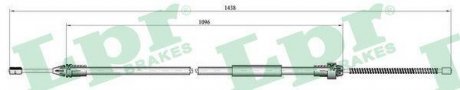 Трос ручного тормоза LPR C0684B