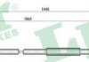 Трос ручного тормоза LPR C0702B (фото 2)