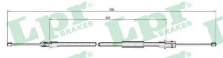 Трос ручного тормоза LPR C0798B