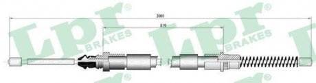 Трос ручного гальма LPR C0836B