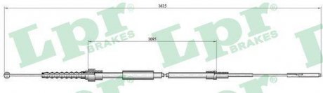 Трос ручного тормоза LPR C0942B (фото 1)