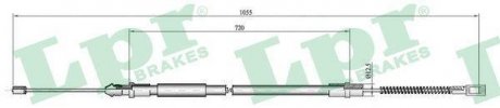 Трос ручного тормоза LPR C0946B