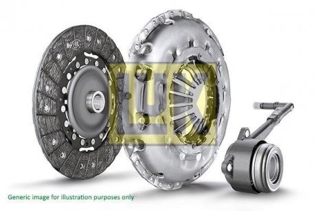 Комплект сцепления MITSUBISHI ASX 1,6 DI-D 15- LuK 624379233