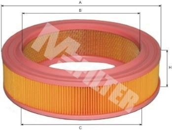 Фільтр повітряний M-FILTER A128