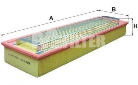 Фільтр повітряний MB Vario/714-814 (ОМ354/904) M-FILTER K 356 (фото 1)