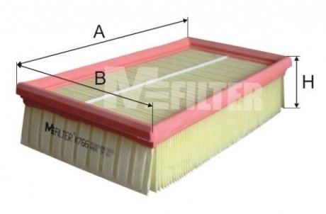 Фільтр повітряний M-FILTER K 766