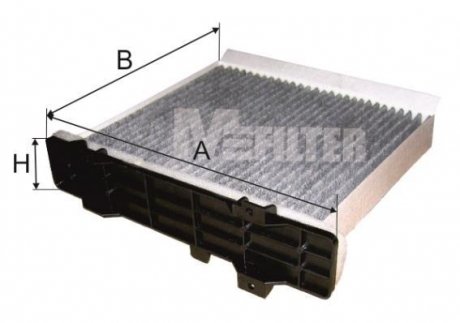 Фільтр салона вугільний M-FILTER K 9017C