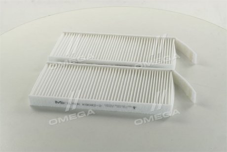 Фильтр салона OPEL MOVANO, RENAULT KANGOO 08- (2шт.) (выр-во) M-FILTER K9042-2