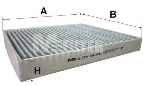 Фільтр салона M-FILTER K 9103C