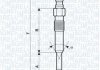 Свічка розжарювання MAGNETI MARELLI 062900038304 (фото 1)