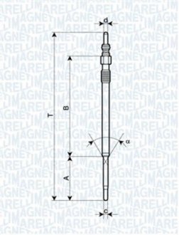 СВЕЧКА РАЗЖАРЕНИЯ MAGNETI MARELLI 062900060304