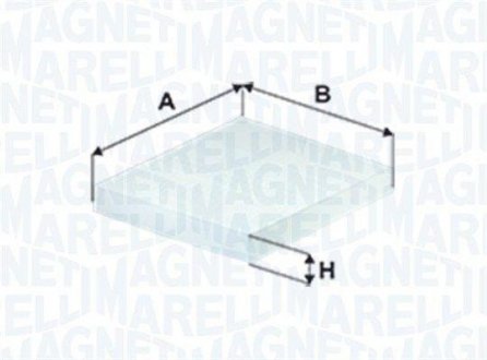 Фільтра салону MAGNETI MARELLI 350203066320 (фото 1)