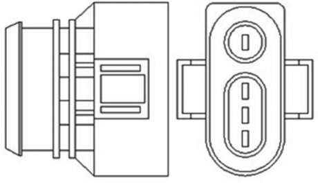 Лямбда-зонд AUDI/VW 4 przewody, 1690mm, 9 Ohm, 6W-7W, PLANARNA MAGNETI MARELLI 466016355047 (фото 1)