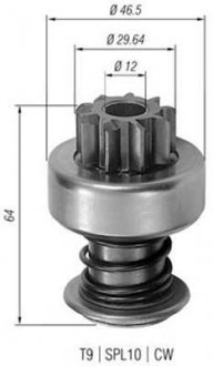 Провідна шестерня стартер MAGNETI MARELLI 940113020098