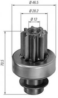 Ведущая шестерня, стартер MAGNETI MARELLI 940113020148