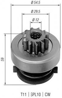 Бендікс стартера MAGNETI MARELLI 940113020257