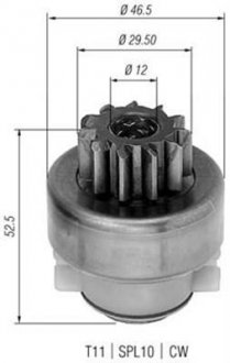 Бендікс стартера MAGNETI MARELLI 940113020283