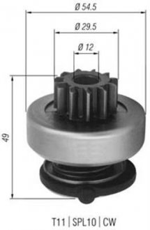 Бендікс стартера MAGNETI MARELLI 940113020352