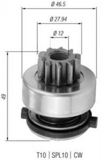 Бендікс стартера MAGNETI MARELLI 940113020357 (фото 1)