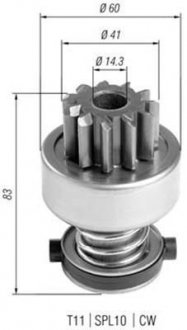 Бендікс стартера MAGNETI MARELLI 940113020404 (фото 1)