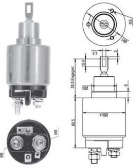 Соленоид стартера MAGNETI MARELLI 940113050127