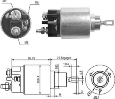 Реле втягуюче MAGNETI MARELLI 940113050208