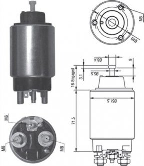 Соленоїд стартера MAGNETI MARELLI 940113050319