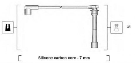 Проволока зажигания, набор MAGNETI MARELLI 941295110882