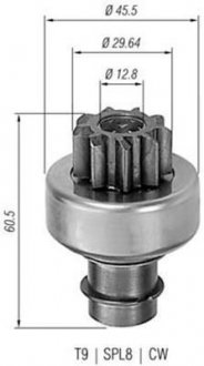 Бендикс стартера MAGNETI MARELLI AMB0092 (фото 1)