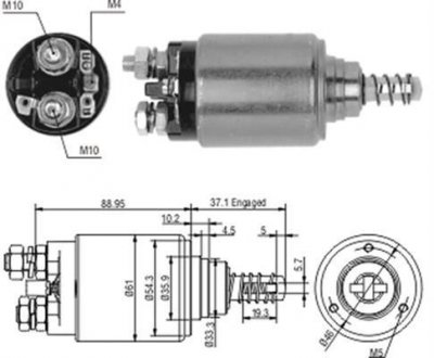 Соленоид стартера MAGNETI MARELLI AME0187