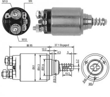 Электромагнит стартера MAGNETI MARELLI AME0189