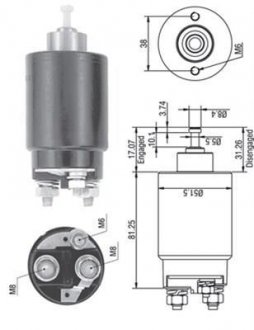 Втягуюче реле стартера MAGNETI MARELLI AME0264