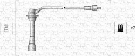 Комплект высоковольтных проводов MAGNETI MARELLI MSK1135