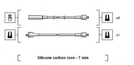 Провод зажигания MAGNETI MARELLI MSK1238