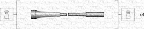 Дроти запалення, набір MAGNETI MARELLI MSK1266