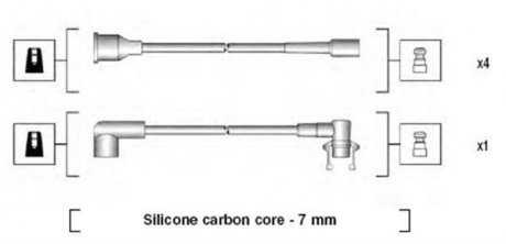 Набор проводов MAGNETI MARELLI MSK720