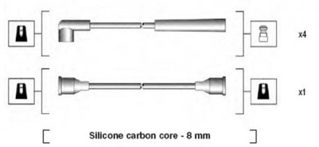 Набор проводов MAGNETI MARELLI MSK768