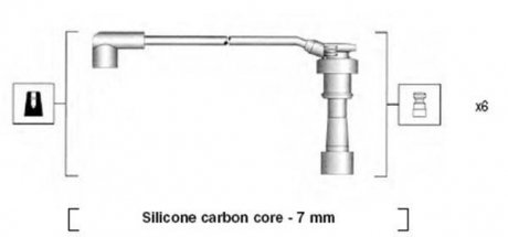 Набор проводов MAGNETI MARELLI MSK872