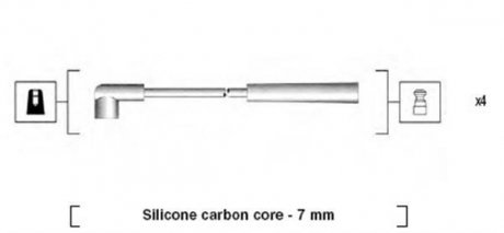 Набор проводов MAGNETI MARELLI MSK877 (фото 1)