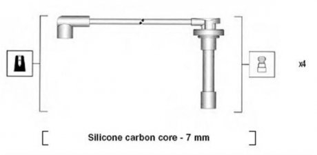 Набор проводов MAGNETI MARELLI MSK889