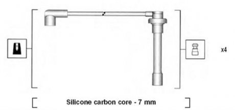 Набор проводов MAGNETI MARELLI MSK893