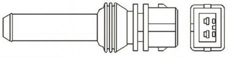 Лямбда-зонд AUDI/FIAT/LANCIA 3 przewody, 1215mm, 4.5 Ohm, 9W, PALCOWA MAGNETI MARELLI OSM078 (фото 1)