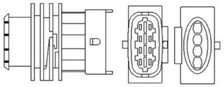 Лямбда-зонд OPEL 1,4/1,6 16V ASTRAG/CORSA C MAGNETI MARELLI OSM086 (фото 1)