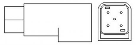 Лямбда-зонд FORD 4 przewody, 680mm, 4.5 Ohm, 9W, PALCOWA MAGNETI MARELLI OSM100