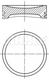 Поршень SMART MAHLE / KNECHT 0039402 (фото 1)