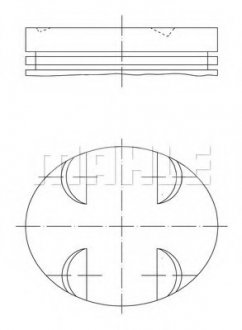 Поршень MAHLE MAHLE / KNECHT 0052401