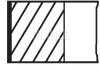 Кольца поршня std (1,5 x 1,5 x 2). ø 70,00 MAHLE MAHLE / KNECHT 007RS001480N2 (фото 1)