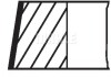 Кольца поршня std (1,5 x 1,5 x 2). ø 70,00 MAHLE MAHLE / KNECHT 007RS001480N2 (фото 2)